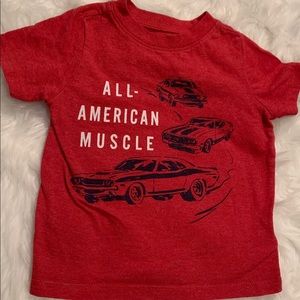 Toddler muscle car T-shirt